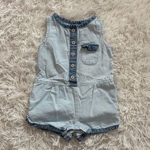 Light Blue/Denim Kids Romper